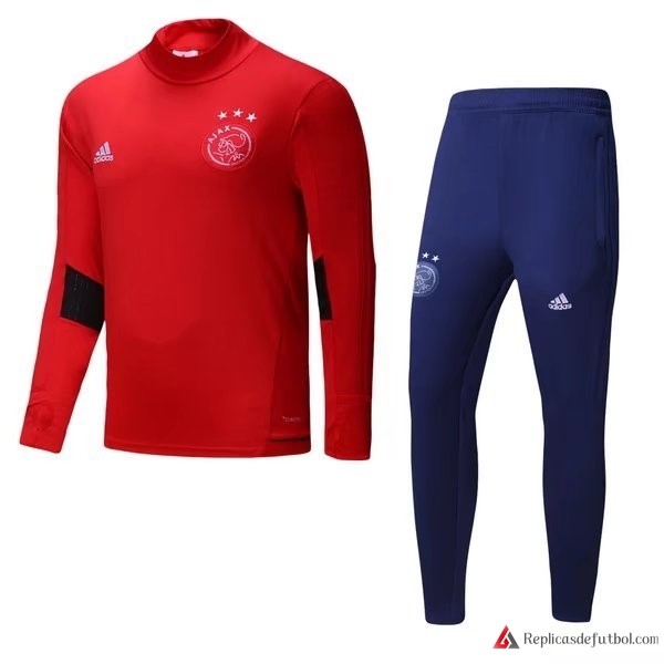 Chandal Ajax 2017-2018 Rojo Azul